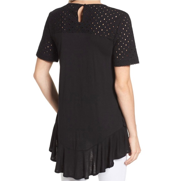 Halogen Ruffle Hem Top - Picture 2 of 9